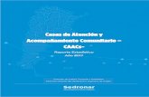 CAACs- Reporte estadístico: Casas de Atención y ......3 Introducción y justificación La Sedronar tiene como una de sus funciones primordiales generar información estadística