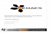 EMACS | Sistemas de Seguridad - INFORME ......A la primera generación de credenciales de control de accesos nos referimos a menudo como "Prox”. Las tarjetas Prox proporcionan una