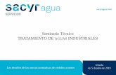 Seminario Técnico TRATAMIENTO DE AGUAS INDUSTRIALES · 2019-09-17 · «aguas regeneradas»: las aguas residuales urbanas que han sido tratadas acorde con los requisitos establecidos