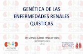 GENÉTICA DE LAS ENFERMEDADES RENALES QUÍSTICAS · GENÉTICA DE LAS ENFERMEDADES RENALES QUÍSTICAS Dr. Clímaco Andrés Jiménez Triana Nefrólogo Pediatra 2018