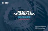 INFORME DE MERCADO - Grupo ASE · subida en el corto plazo del 3% (Q3-2017) y ya cotiza por encima de los 53 €/MWh, con una subida acu-mulada desde el 1 de enero de aproximadamente