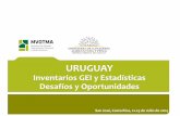 URUGUAY - Food and Agriculture Organization · URUGUAY Inventarios GEI y Estadísticas Desafíos y Oportunidades San José, Costa Rica, 21-23 de Julio de 2014