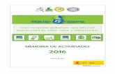 MEMORIA DE ACTIVIDADES 2016 - ECPAT-SPAIN.ORG · Make It Safe: Una campaña global para el uso seguro de internet en niños, niñas y adolescentes (Programa MIS en adelante) es una