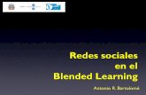 Redes sociales en el Blended Learning - LMI: Laboratori de ...Redes sociales en el ... Xarxa Grupos CAUSALES Grupos CASUALES Baldovino, 2010. Comunidades y Redes Comunidad Red Estructura