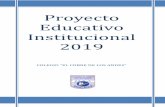 Proyecto Educativo Institucional 2019 - Cobre de los Andes … · Persona Asistente de la Educación Nivel Nº de Cursos Total Horas Nº Asistente de la Educación Párvulos 1 30