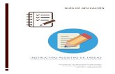 InsTRUCTIVO REGISTRO DE TAREAS - Comialcomonteria.comialco.edu.co/G02.pdf · instructivo registro de tareas registro de actividades en el mÓdulo tareas de la plataforma web oficina
