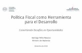 Política Fiscal como Herramienta para el Desarrollo...26 22 00 20 40 60 80 100 120 Deuda Bruta (% PIB) 2015 2016 2017-2,8-4,5-10,3-6,6-3,6-2,2 - 1,8-2,7-4,4-9,1-7,4-3,7 1,9 -1,5-12-10-08-06-04-02
