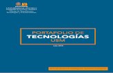 PORTAFOLIO DE TECNOLOGÍASAS_USM_0608... · PORTAFOLIO DE Dirección General de Investigación, Innovación y Postgrado USM TECNOLOGÍAS Julio 2018