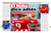 AFP dice adiós - Web Oficial de Fernando Torres€¦ · trenado carnet de entrenador, Xavi echa la vista al pasar con MARCA para hablar del gol frente a Alemania y de Fernando Torres.