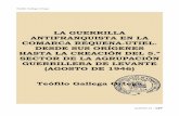 LA GUERRILLA ANTIFRANQUISTA EN LA COMARCA ......9 ARASA, Daniel, La invasión de los maquis, Barcelona, Belacqva, 2004, pp. 233-234 y 271. 10 CARRILLO, Santiago, Mañana España. Conversaciones