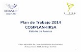 Plan de Trabajo 2012 COSIPLAN/IIRSAiirsa.org/.../cnr24_SCL14_avances_plan_2014.pdf · CARTERA DEL COSIPLAN Y AGENDA DE PROYECTOS PRIORITARIOS DE INTEGRACIÓN GTE sobre Actualización