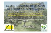 CERTIFICACIÓN FORESTAL E LA DEHESA2 - PEFC · propuesta de eco innovaciÓn: implantaciÓn de la certificaciÓn forestal sevilla, 21 de abril de 2009 ¿quienes somos? consultorÍa