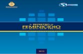 El Registro de Feminicidio del Ministerio Público · En los meses de enero (12), febrero (13), setiembre (13) y noviembre (12) se registró el mayor número de feminicidios. Cabe