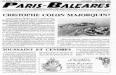e PARÍS-BALEARESibdigital.uib.cat/greenstone/collect/parisBaleares/index/... · 2020-02-28 · 2 PARIS - BALEARES MIRADOR CULTURAL EL XIII CONGRESO DE HISTORIA DE LA CORONA DE ARAGON