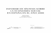 INFORME DE SÍNTESIS SOBRE LA ECONOMÍA SOCIAL EN ESPAÑA EN ...ciriec/ES_2000_esp.pdf · Informe sobre la situación de la Economía Social en España del año 2000, centrado en