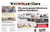 Tez Diario de iut ánn · convertirse en Pueblo Mágico MUNICIPIOS VERACRUZANOS CON CAMBIOS en la vialidad. 2 DIARIO DE TEZIUTLÁN, miércoles 22 de febrero de 2012 teléfono de emergencia