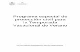 Programa especial de protección civil para la Temporada …veracruz.gob.mx/wp-content/uploads/sites/5/2015/07/... · 2015-07-18 · turísticos, interrupción de los servicios vitales,