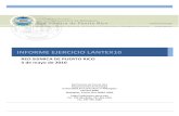 INFORME EJERCICIO LANTEX10 - prsn.uprm. ejerciآ  Prueba de Comunicaciones/ Simulacro funcional: (1 desalojo)