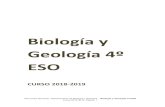 Biología y Geología 4º ESO - IES Carlos Bousoño · Rúbrica . IES Carlos Bousoño- Departamento de Biología y Geología ... Capacidades para aplicar de forma integrada los contenidos