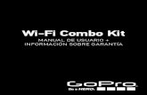 Wi-Fi Combo Kit - GoPro...llaves del carro, acolladores, correas, cremalleras (cierres relámpago, zíperes) y mucho más. Para insertar la llave de sujeción: 1. Inserte la llave