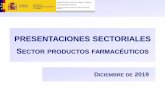 Presentaciones sectoriales 2019: Fabricacion de productos ... · 4 1. DELIMITACIÓN (II) Sector de Productos farmacéuticos: principales indicadores (2017) Variables básicas Unidad