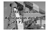 Introducción. Aplicación del R.D. 2177/2004 - ISSGAissga.xunta.gal/export/sites/default/recursos/descargas/... · 2014-05-28 · Introducción. Aplicación del R.D. 2177/2004 Términos
