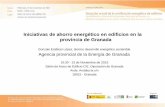 Iniciativas de ahorro energético en edificios en la ... · Iniciativas de ahorro energético en edificios en la provincia de Granada ... 25 millones de viviendas (14,5 millones de