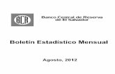 Boletín Estadístico Mensual · Fuente: Panorama de la inserción internacional de América Latina y el Caribe 2011-2012 2011 2012 * América Latina y el Caribe: Comercio de Bienes
