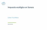 Impuesto al carbono en Sonora - PINCC , Programa de ... · de volatilidad en el precio de alimentos, vulnerabilidad de activos costeros, costos de salud pública, mayores flujos migratorios