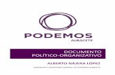 documento político-organizativoblog.uclm.es/.../2015/11/...Político-Organizativo.pdf · Documento Político-Organizativo propuesto por Alberto Nájera López 1 Preámbulo La ciudadanía