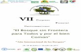 VII - Food and Agriculture Organization...promover las experiencias, logros, compromisos, alianzas y retos en la temática forestal. El proceso de fortalecimiento a nivel de la región