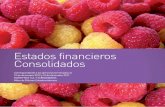 Estados financieros Consolidados - Homepage - …...Hemos efectuado una auditoría a los estados financieros consolidados adjuntos de Hortifrut S.A. y subsidiarias, que comprenden