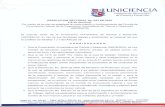 Uniciencia Bucaramanga - Corporación Universitaria de ... · Que el Ministerio de Trabajo expidió la Resolución No. 1356 del 18 de julio de 2012, la cual se modifica parcialmente