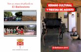 Vive un verano de película en El ... - El Ballestero cultural 2016.pdf · Munera, El Bonillo, Lezuza, Tiriez, Ossa de Montiel y El Ballestero. Día 30 9:00 h. QUEDADA CICLISTA BTT
