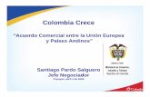 “Acuerdo Comercial entre la Unión Europea y Países Andinos” · considerará el Trato Especial y Diferenciado y la asimetría a favor de los países andinos. El Acuerdo que se