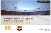 Observatori blaugranamedia3.fcbarcelona.com/media/asset_publics/...Dut a terme entre els dies 7 i el 15 de maig de 2015 a les instal·lacions del FC Barcelona. 6Fitxa tècnica ...