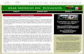 Contáctanos: Coordinadoresembamex.sre.gob.mx/ecuador/images/junio 2013 a.pdf · La política exterior debe impulsar el prestigio de México en el mundo y mejo-rar la seguridad y