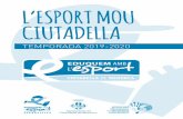 Aj Ciut Llibret esports 2019 - Ciutadella de Menorca...HORARI: 9.30 - 12.30 h / 16.30 - 19.30 h NOTA IMPORTANT: Tots els alumnes que s'ins-criguin a qualsevol activitat de les Escoles