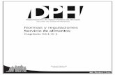 Servicio de alimentos - Cobb & Douglas Public Health€¦ · (5) Requerimiento de un plan HACCP 25 (6) Contenido de un plan HACCP 25 (7) Requisitos - Emisión del permiso 26 (8) Interpretación