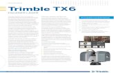 TrimbleTX6 DS ESP.unlocked-1 - Geotronics · 2019-02-12 · TX6 ofrece resultados de alta calidad en MEP (mecánica, electricidad y plomería), modelado de información para la edificación