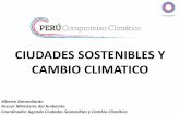 CIUDADES SOSTENIBLES Y CAMBIO CLIMATICOmsi.gob.pe/portal/wp-content/uploads/2016/06/2016...cambio climático, y; • Estudio para la mitigación del cambio climático en distritos