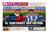 EL CONTRAST DEL FUTBOL - FC Barcelona Carxiu.fcbarcelona.cat/web/downloads/diari/pdf/2008-09/DIARI_77_FCB-ESP.pdfmateix futbol. És per aquesta raó que el FC Barcelona sap que ara