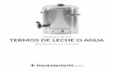 distribuidos en España...RT/RL - Rapid tea - Boiler - Calentador de agua BASIC RL/15-LB Boiler € Construido en acero inoxidable. Termostato regulable (0-120ºC). Grifo anti-goteo