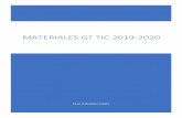 MATERIALES GT TIC 2019-2020...MATERIALES GT TIC 2019-2020 Junta de Castilla y León Consejería de Educación Avda. Virgen de Los Imposibles s/n - 24009 Villacedré (León). Telf.