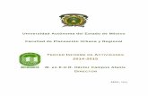 Universidad Autónoma del Estado de Méxicoplaneacion.uaemex.mx/InfBasCon/PlaneacionUrbanayRegional/Infor… · Universitario; y del artículo 10, fracciones VI, VII y IX, del Reglamento