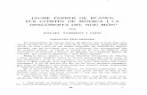 JAUME FERRER DE BLANES, ELS COMTES DE MÒDICA I LA ... · Així consta en la primera pàgina del Llibre de Baptismes, el qual comença el 1815. ... Cal destacar dos documents de l'Arxiu
