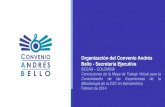 Organización del Convenio Andrés Bello - Secretaría …...Organización del Convenio Andrés Bello - Secretaría Ejecutiva SECAB – COLOMBIA Conclusiones de la Mesa de Trabajo