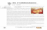 IN- FORMANDO · 2016-04-04 · SAL DE TU TIERRA “Un solo corazón lleno de vida” In-formando nº 197 – abril 2016 – página 2 2. Calendario ABRIL DOMINGO 3 - II DE PASCUA