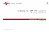 Cámara IP PT WIFI · La cámara cuenta con la dirección IP por default 192.168.1.10. Para ingresar a la interfaz web de la cámara será necesario utilizar internet explorer con