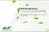 Presentación de PowerPoint · 2020-04-25 · MANUAL WHATSAPP WEB • WhatsApp almacena los archivos enviados a cada uno de los chats. Para acceder a ellos presionamos los tres puntos
